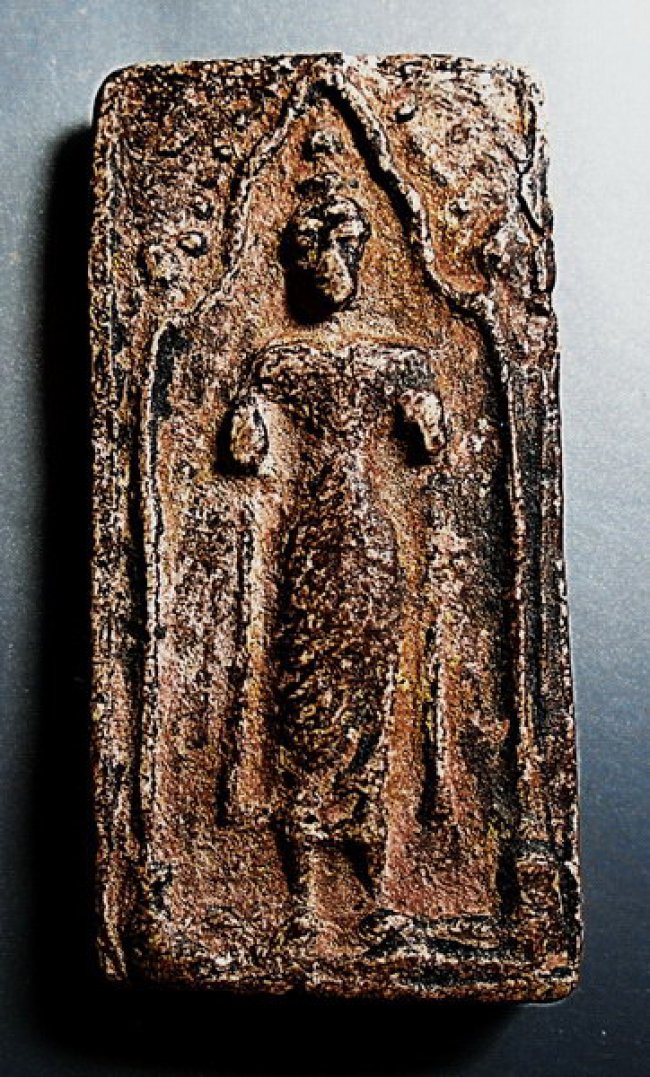 พระผงว่านยา ปางห้ามสมุทร ลป.บุญ วัดกลางบางแก้ว