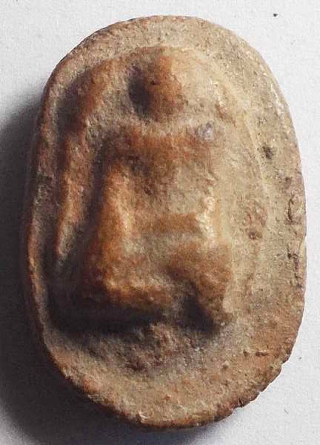 พระหัวใจกำแพง กรุเตาทุเรียง สุโขทัย