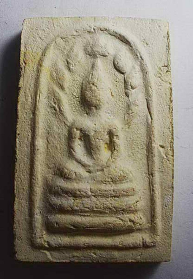 สมเด็จมงคลมหาลาภ แม่ชีบุญเรือน หลังยันต์ ปี 2499 