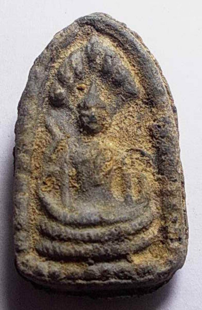 พระกรุวัดท้ายตลาด พิมพ์นาคปรก