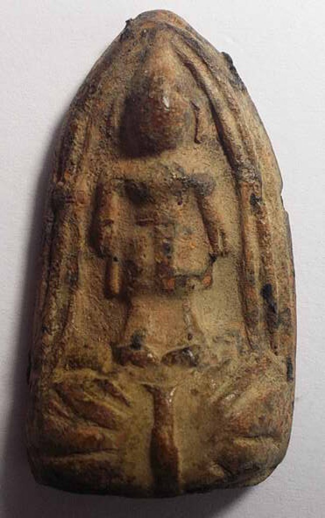 พระปางเปิดโลกหลังยันต์ ลพ.กวย วัดโฆสิตาราม ชัยนาท